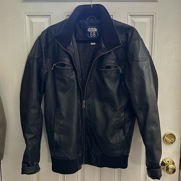 route 66 Other - Route 66 size small black pleather jacket  excellent shape
